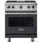 Viking - 4.0 Cu. Ft. Freestanding Gas Convection Range - Graphite Gray-Front_Standard