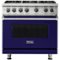 Viking - 5.1 Cu. Ft. Freestanding Gas Convection Range - Cobalt Blue-Front_Standard