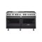 Viking - Self-Cleaning Freestanding Double Oven Dual Fuel Convection Range - Graphite Gray-Front_Standard