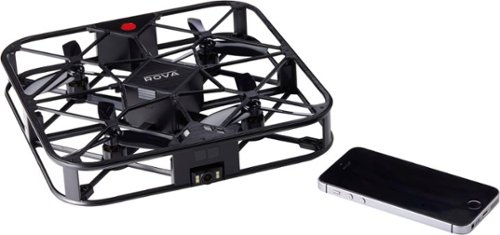 Rova - Selfie Drone - Black-Front_Standard 