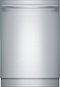 Bosch - Benchmark Series 24" Top Control Built-In Tub Dishwasher with 3rd Rack and PureDry, 38 dBA - Stainless Steel-Front_Standard