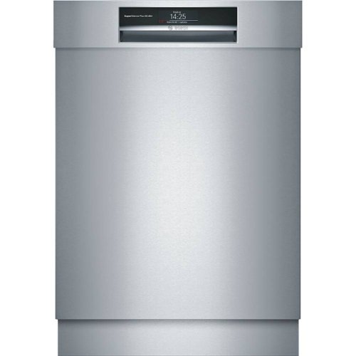 Bosch - Benchmark Top Control Built-In Dishwasher with Stainless Steel Tub, 3rd Rack, 38 dBa - Stainless steel
