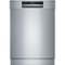 Bosch - Benchmark Series Top Control Built-In Tub Dishwasher with 3rd Rack and 38 dBa - Stainless Steel-Front_Standard