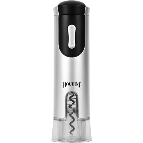 Houdini - Rechargeable Electric Corkscrew - Silver-Angle_Standard 