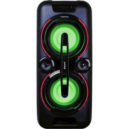Toshiba - 60W Portable Sound System - Black-Front_Standard 