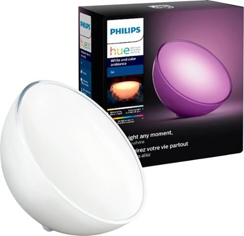  Philips - Hue Go Portable Dimmable LED Smart Light Table Lamp - Claro