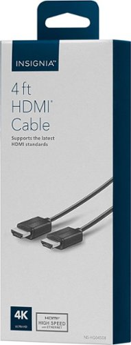 Insignia™ 4' 4K Ultra HD HDMI Cable - Black HOW TO BUY