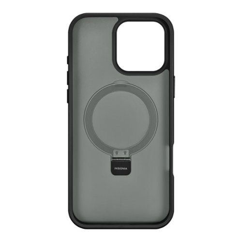 Insignia™ Hard-Shell Case with MagSafe Kickstand for iPhone 16 Pro Max - Black BUY IN MIDDLE EAST