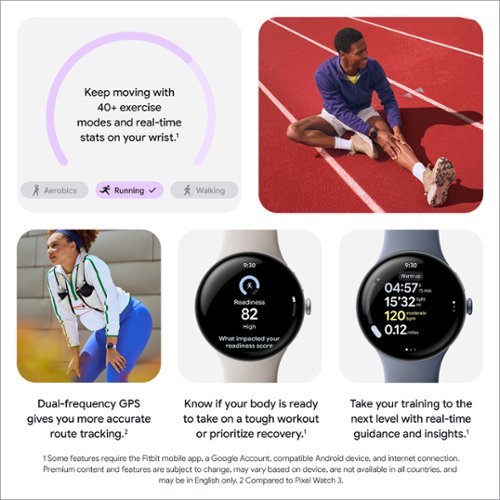Google Pixel Watch 4 (41mm) - LTE - Matte Black Case - Obsidian Band - (2025) BUY IN EUROPE