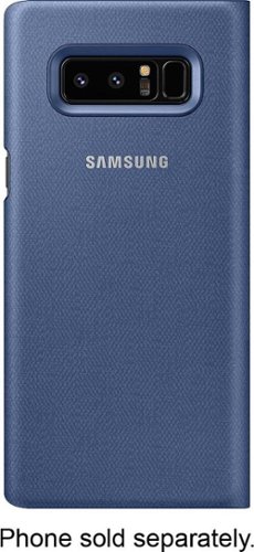  LED Wallet Case for Samsung Galaxy Note8 - Deep Sea Blue
