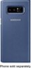 LED Wallet Case for Samsung Galaxy Note8 - Deep Sea Blue-Front_Standard