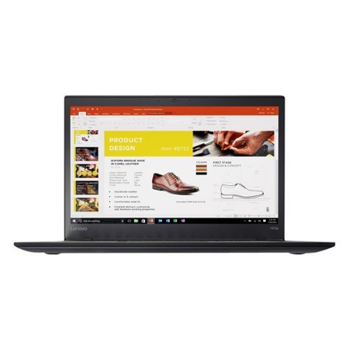 Lenovo - ThinkPad 14" Touch-Screen Laptop - Intel Core i5 - 8GB Memory - 256GB Solid State Drive - Black-Front_Standard 