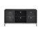 Walker Edison - Urban Modern TV Stand for Most TVs Up to 60" - Black-Front_Standard