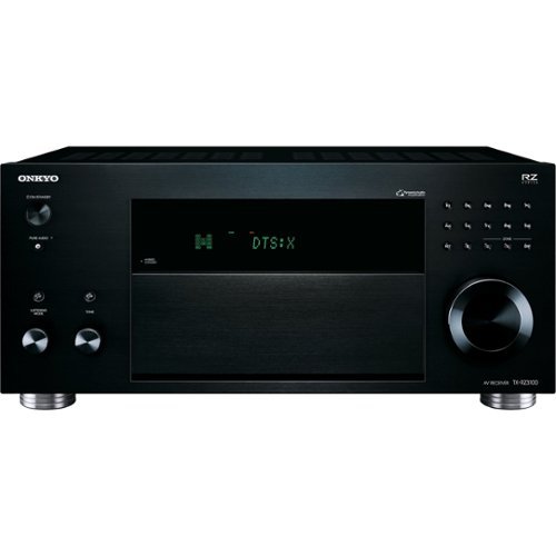 Onkyo - TX 11.2-Ch. With Google Cast 4K Ultra HD HDR Compatible A/V Home Theater Receiver - Black-Front_Standard 