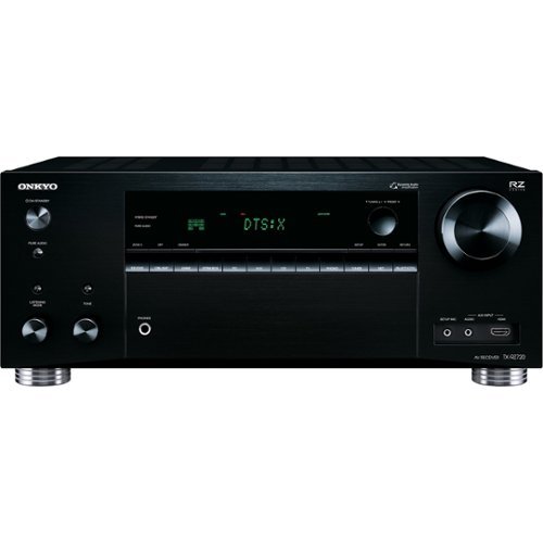 Onkyo - TX 7.2-Ch. Hi-Res 4K Ultra HD A/V Home Theater Receiver - Black-Front_Standard 