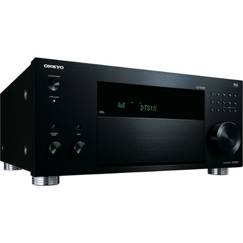 Onkyo - TX 7.2-Ch. Hi-Res 4K Ultra HD A/V Home Theater Receiver - Black-Left_Standard