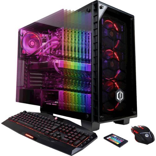  CyberPowerPC - BattleBox Ultimate Desktop - Intel i7-7820X - 16GB Memory - NVIDIA GeForce GTX 1080 Ti - 240GB SSD + 3TB Hard Drive - Black