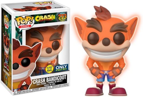  Funko - Pop Games: Crash Bandicoot - Crash (Glow) - Multi