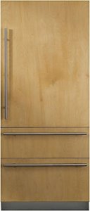 Viking - Professional 7 Series 20 Cu. Ft. Bottom-Freezer Built-In Refrigerator - Custom Panel Ready - Front_Standard