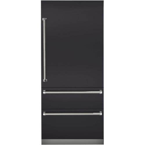 Viking - Professional 7 Series 20 Cu. Ft. Bottom-Freezer Built-In Refrigerator - Graphite Gray-Front_Standard 