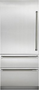 Viking - Professional 7 Series 20 Cu. Ft. Bottom-Freezer Built-In Refrigerator - Stainless steel - Front_Standard