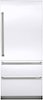 Viking - Professional 7 Series 20 Cu. Ft. Bottom-Freezer Built-In Refrigerator - White-Front_Standard