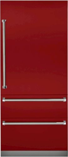 Viking - Professional 7 Series 20 Cu. Ft. Bottom-Freezer Built-In Refrigerator - Apple Red-Front_Standard 