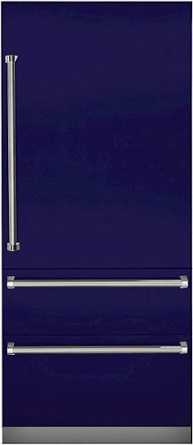 Viking - Professional 7 Series 20 Cu. Ft. Bottom-Freezer Built-In Refrigerator - Cobalt Blue-Front_Standard 