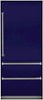 Viking - Professional 7 Series 20 Cu. Ft. Bottom-Freezer Built-In Refrigerator - Cobalt Blue-Front_Standard