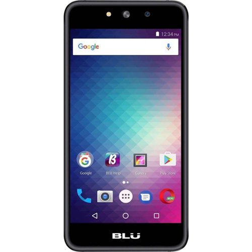 BLU - Grand M 8GB (Unlocked) - Pre-Owned - Gray-Front_Standard 