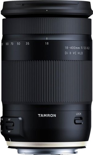 Tamron - 18-400mm F/3.5-6.3 Di II VC HLD All-In-One Telephoto Lens for Canon APS-C DSLR Cameras - black