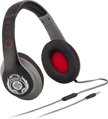  iHome - Star Wars LI-M40FB.FXV7M Over-the-Ear Headphones - Black/red
