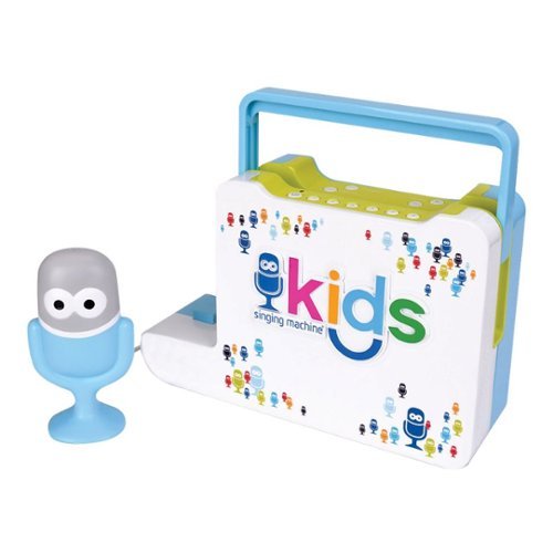  Singing Machine - Kids Portable Bluetooth Karaoke System - White