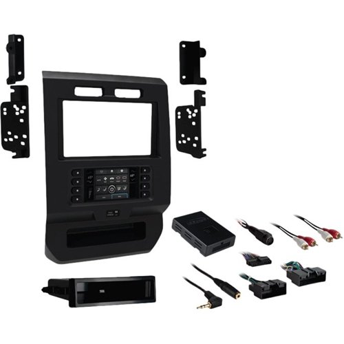 Metra - Dash Kit for Select 2015-2017 Ford F-150 Vehicles - Charcoal