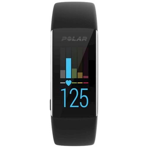 Polar - A370 Activity Tracker + Heart Rate (Medium/Large) - Black-Front_Standard 