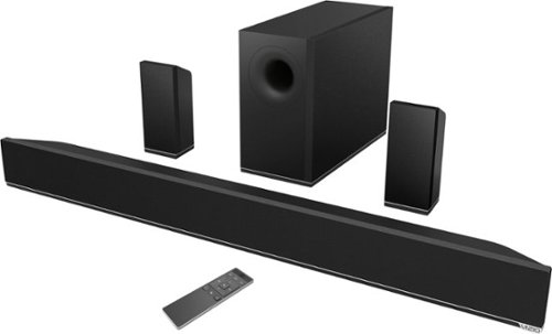  VIZIO - 5.1-Channel Soundbar System with 6&quot; Wireless Subwoofer and Digital Amplifier - Black
