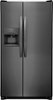 Frigidaire - 25.6 Cu. Ft. Side-by-Side Refrigerator - Black Stainless Steel-Front_Standard