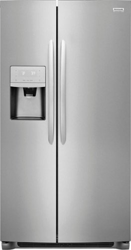 Frigidaire - Gallery 25.5 Cu. Ft. Side-by-Side Refrigerator - Stainless steel