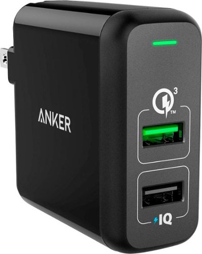  Anker - PowerPort AC Power Adapter - Black