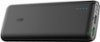 Anker - PowerCore 20,000 mAh Portable Charger for Most USB-Enabled Devices - Black-Front_Standard