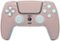 Custom Controllerzz - Custom Wireless Controller for PS5 - Baby Pink & White Inserts-Front_Standard