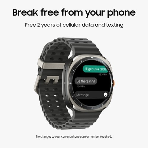 Samsung Galaxy Watch Ultra Titanium Smartwatch 47mm LTE - Free 2 years of data and texting included - Titanium Silver - (2025) GLOBAL SHIPPING