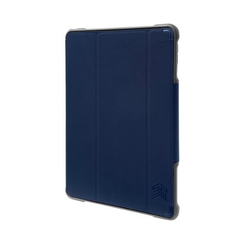 STM - Dux Protective Case for Apple® iPad® (Latest Model) and iPad® 5th Gen - Midnight Blue