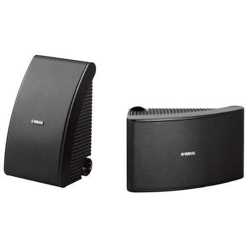 Yamaha - 6-1/2" 150-Watt Passive 2-Way Speakers (Pair) - Black