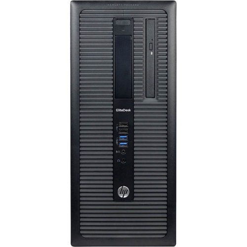 HP - Refurbished EliteDesk Desktop - Intel Core i7 - 8GB Memory - Black-Front_Standard 