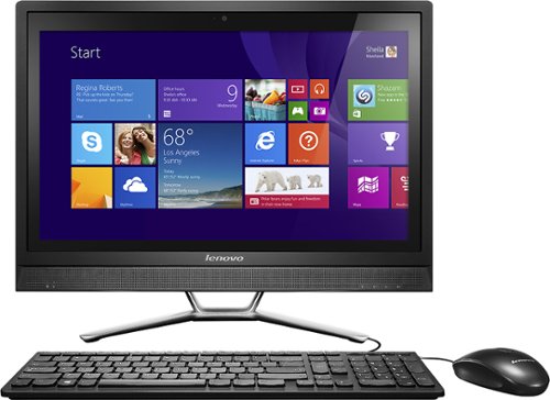  Lenovo - 21.5&quot; Touch-Screen All-In-One Computer - 4GB Memory - 1TB Hard Drive - Black