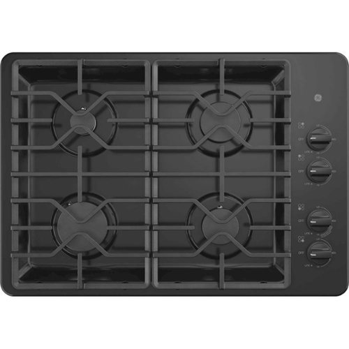 GE - 30" Gas Cooktop - Black