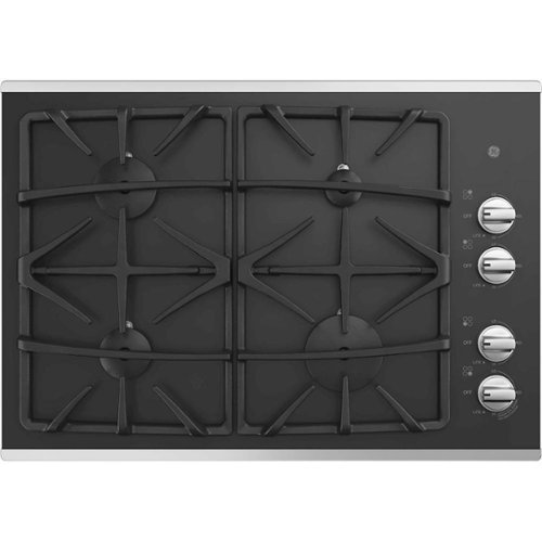 GE - 30" Gas Cooktop - Stainless steel