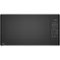 GE Profile - 2.2 Cu. Ft. Built-In Microwave with Sensor Cooking and Glass Touch Controls - Black on Black-Front_Standard