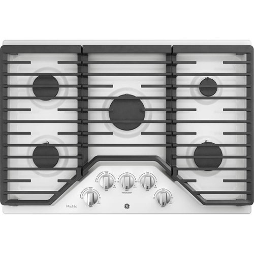GE - Profile Series 30" Built-In Gas Cooktop-Front_Standard 
